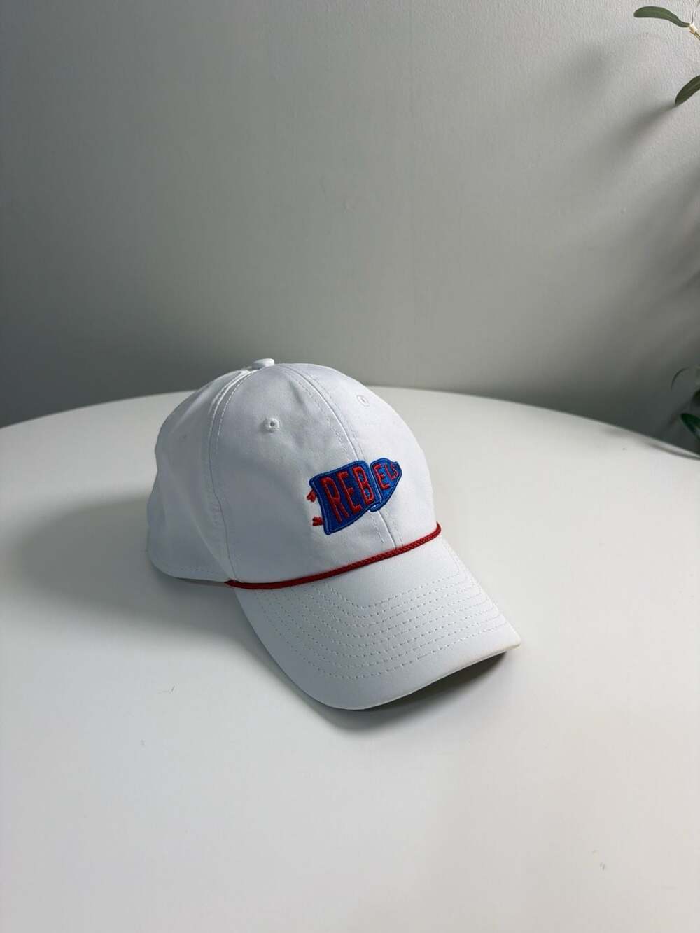 Imperial Sports Ole Miss Rebels Script Pennant White Performance Rope Hat